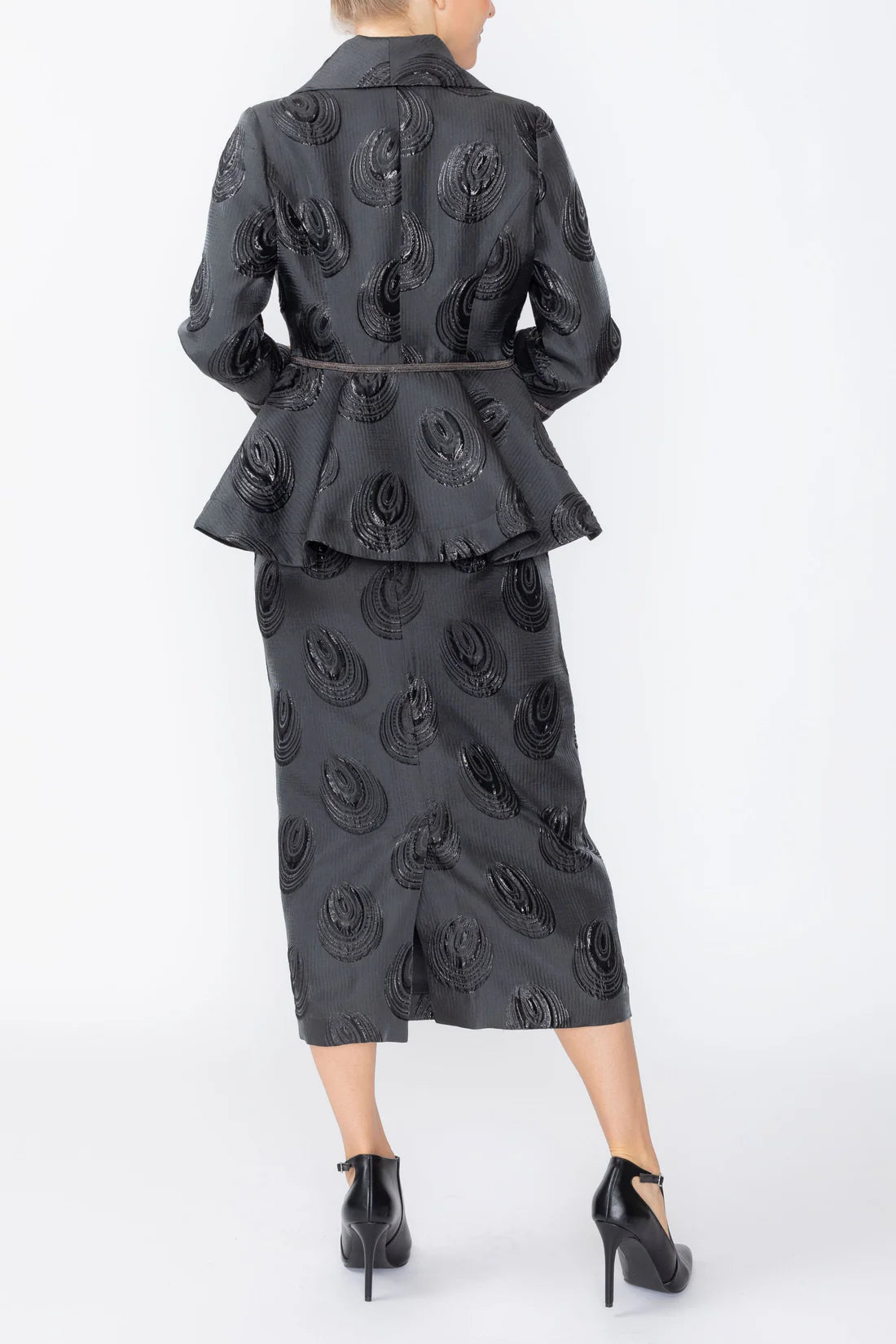 IC COLLECTION Skirt - 7736S - BLACK