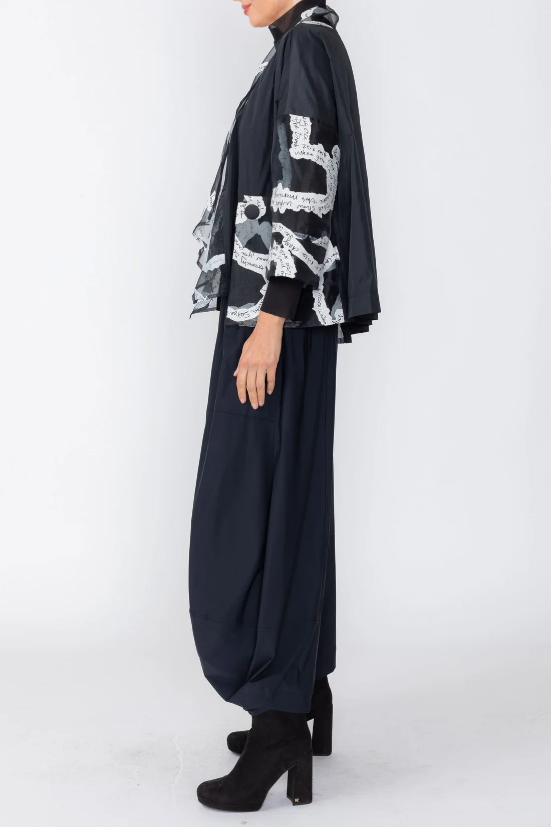 IC COLLECTION Jacket - 7740J - BLACK