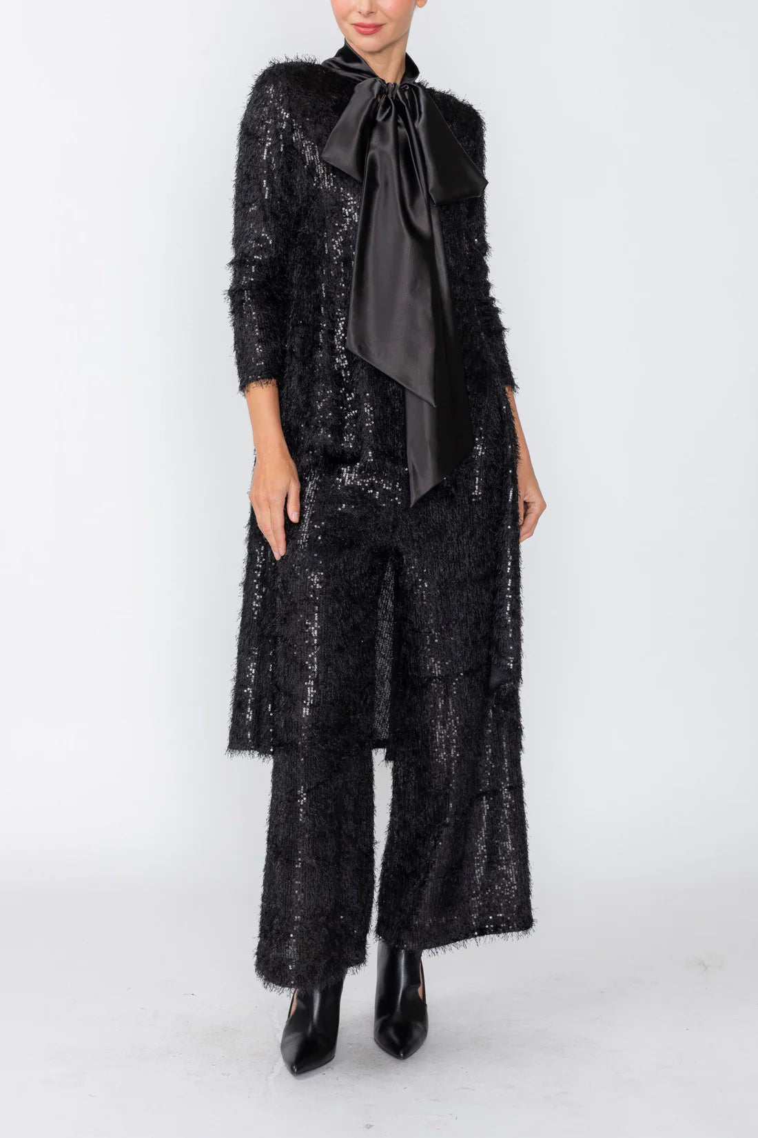 IC COLLECTION Top - 7743T - BLACK