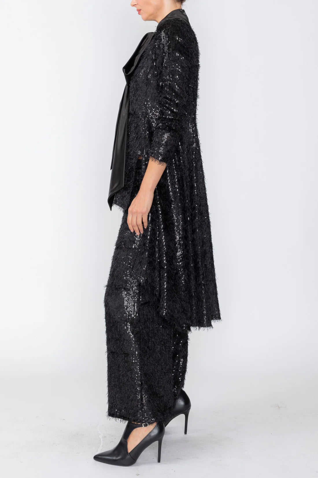 IC COLLECTION Top - 7743T - BLACK