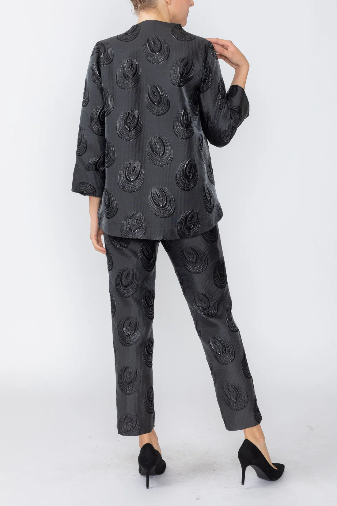 IC COLLECTION Pant - 7747P - BLACK