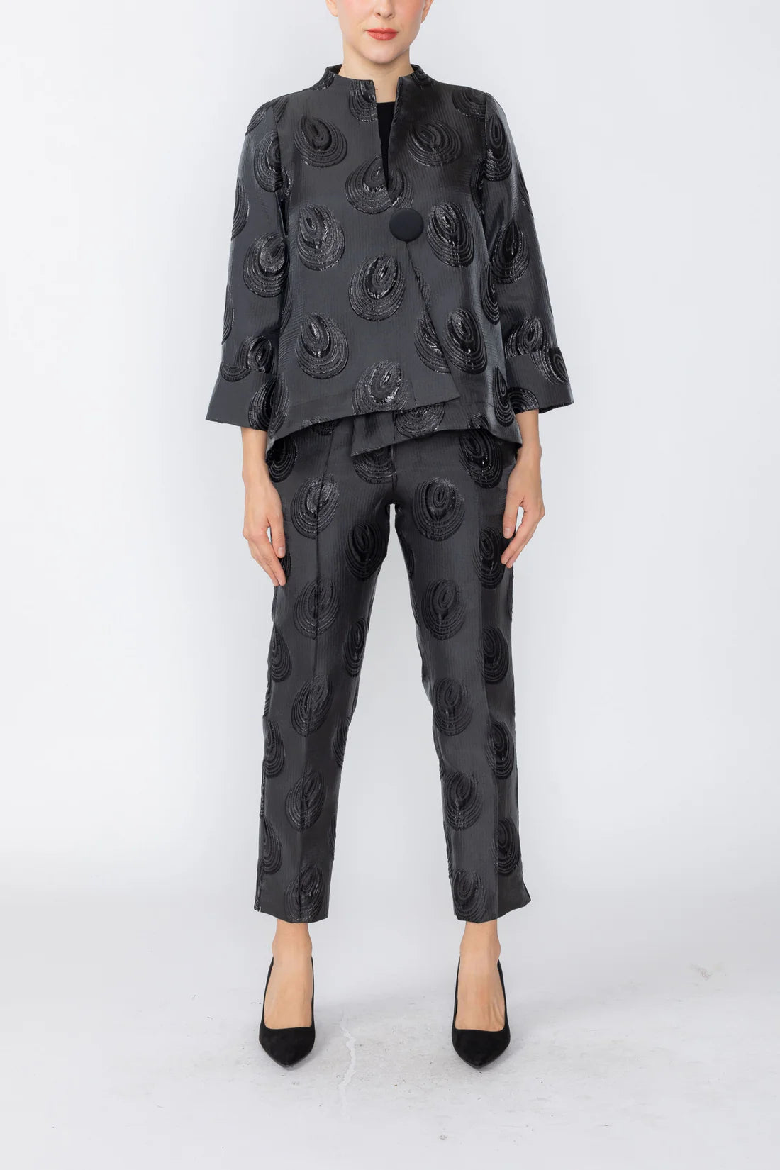 IC COLLECTION Pant - 7747P - BLACK