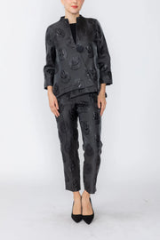 IC COLLECTION Jacket - 7749J - BLACK