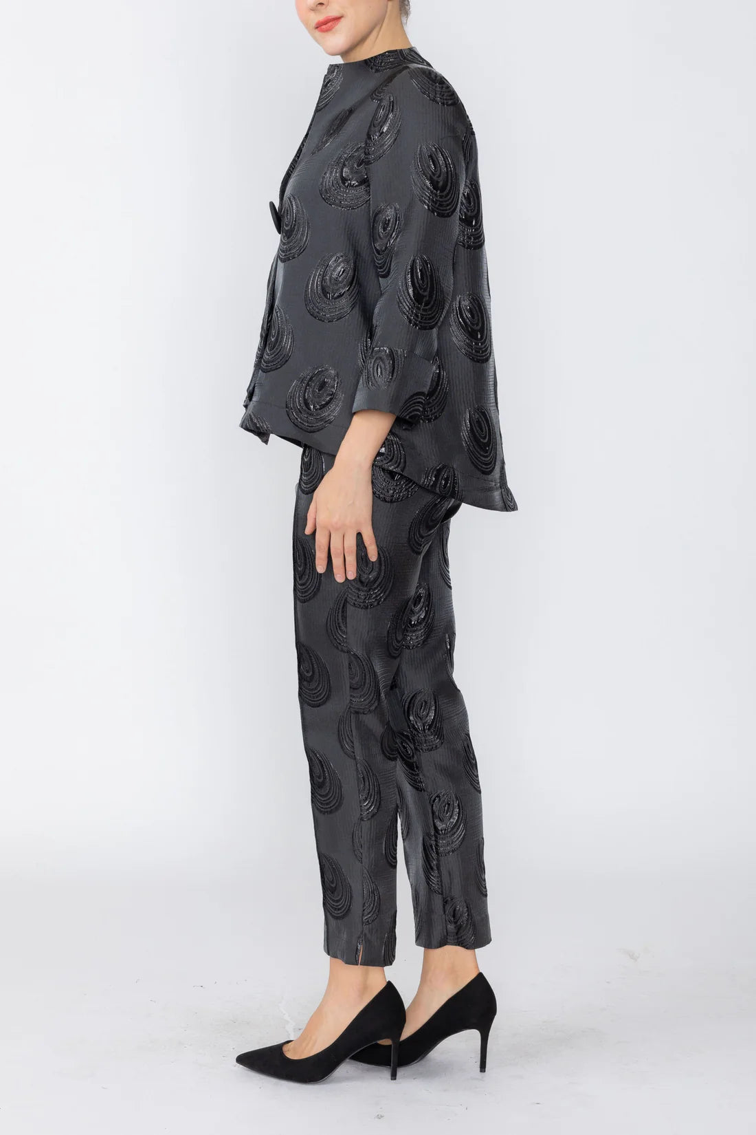 IC COLLECTION Jacket - 7749J - BLACK