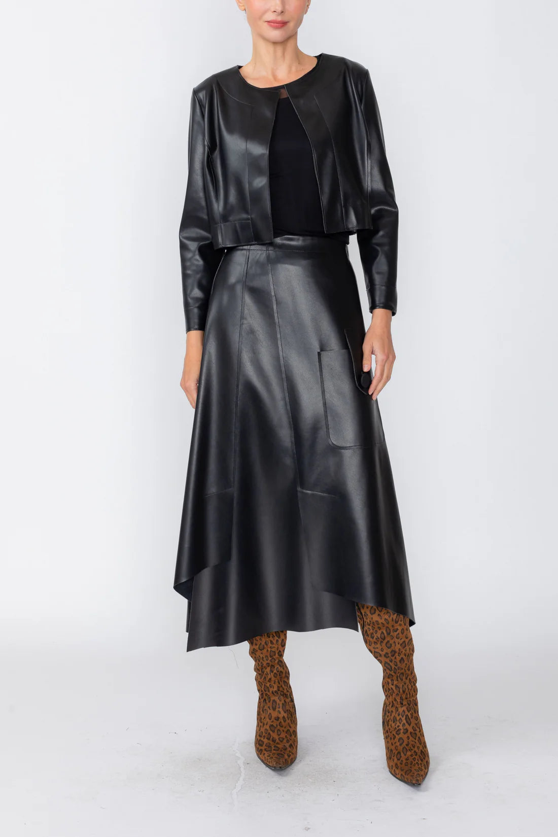 IC COLLECTION Jacket - 7753J - BLACK