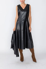 IC COLLECTION Dress - 7754D - BLACK