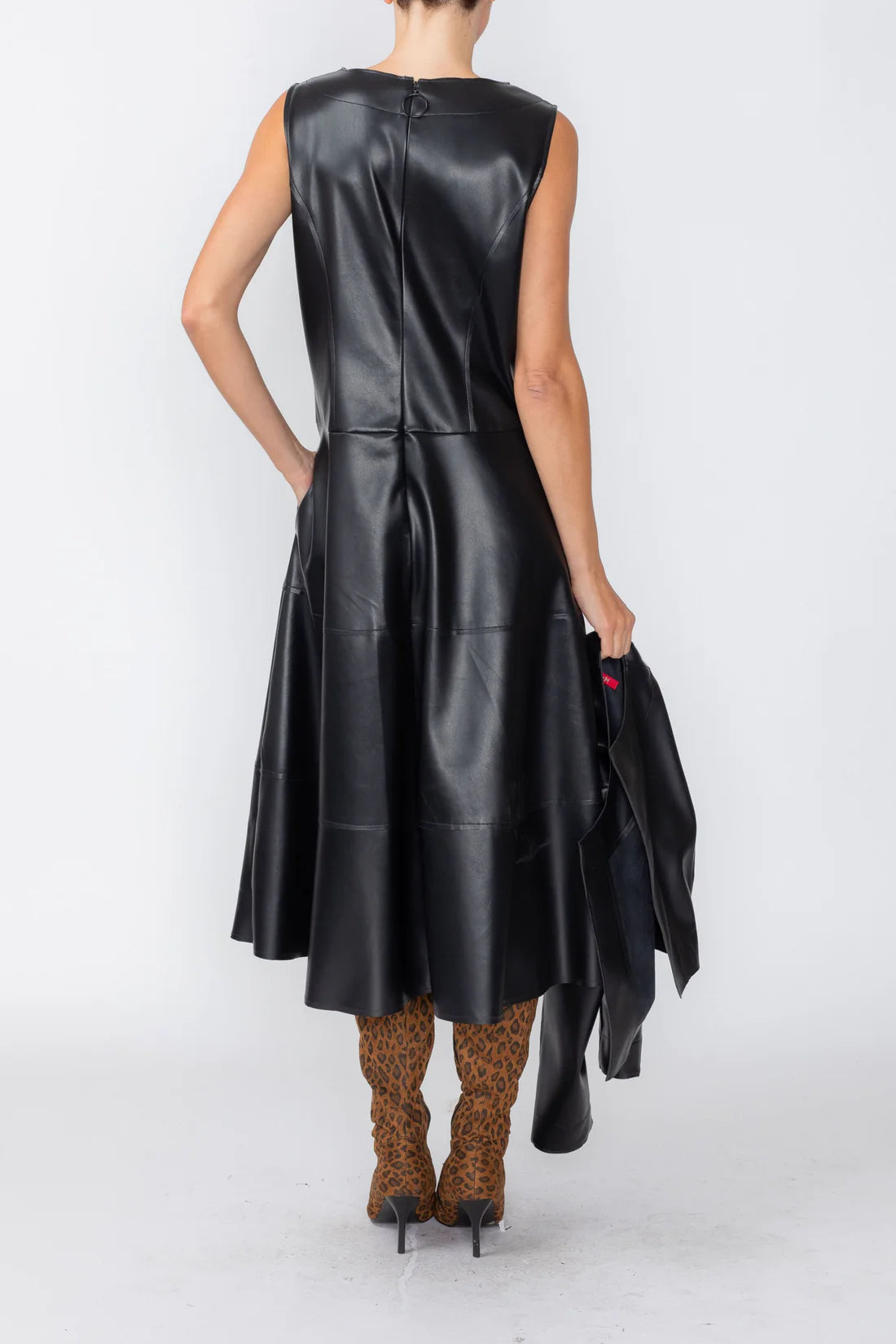 IC COLLECTION Dress - 7754D - BLACK