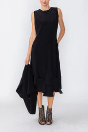 IC COLLECTION Dress - 7755D - BLACK