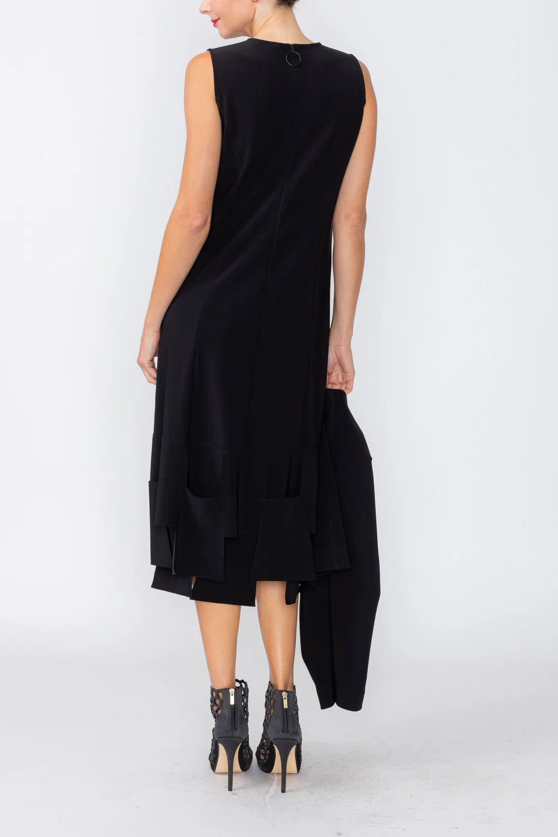 IC COLLECTION Dress - 7755D - BLACK