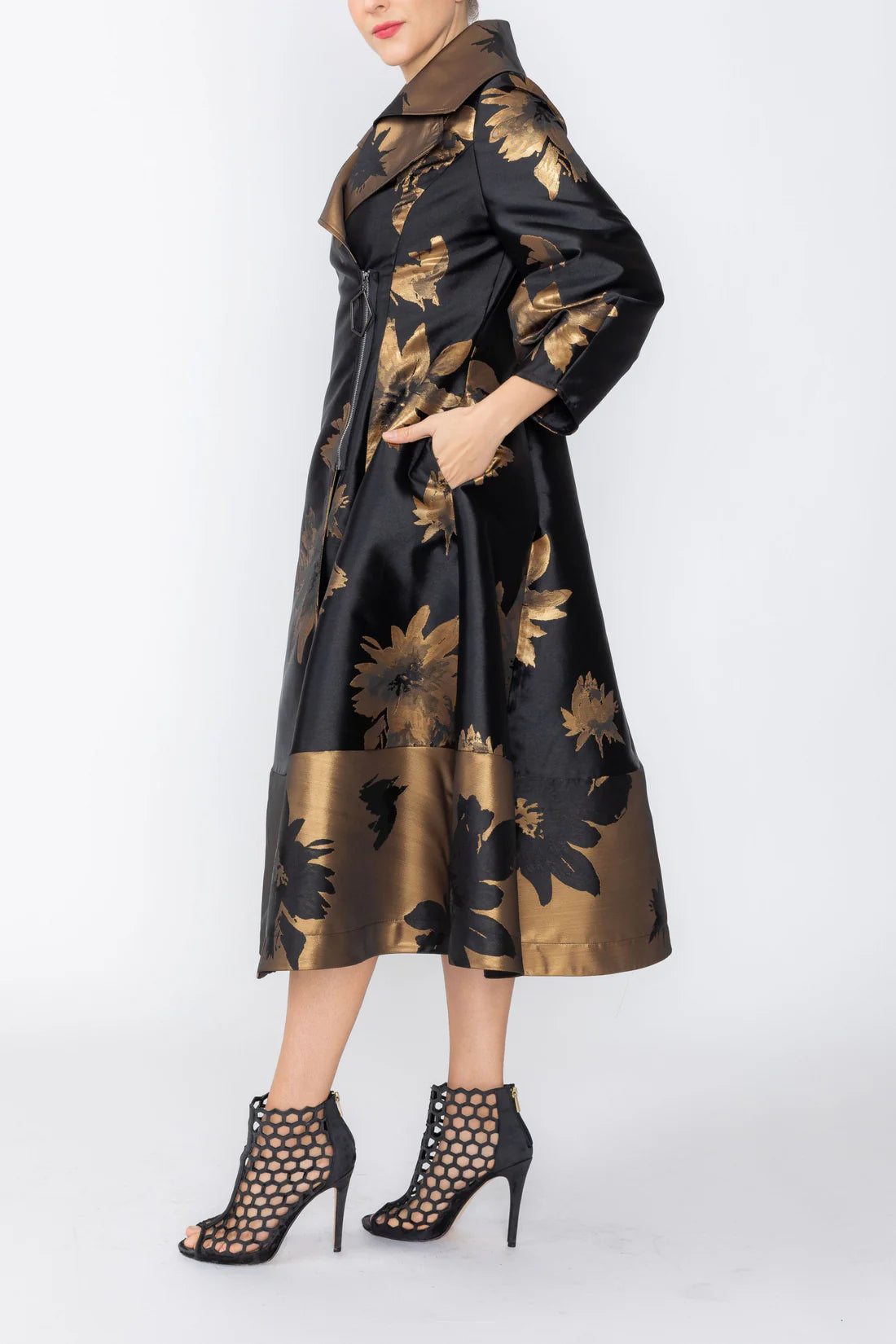 IC COLLECTION Jacket - 7758J - BLACK