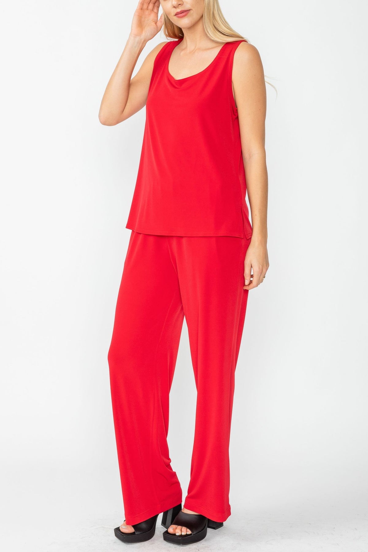 IC COLLECTION Top and Pants - 7760TP - RED