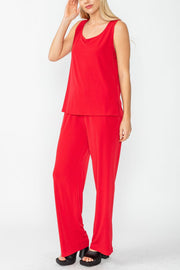 IC COLLECTION Top and Pants - 7760TP - RED