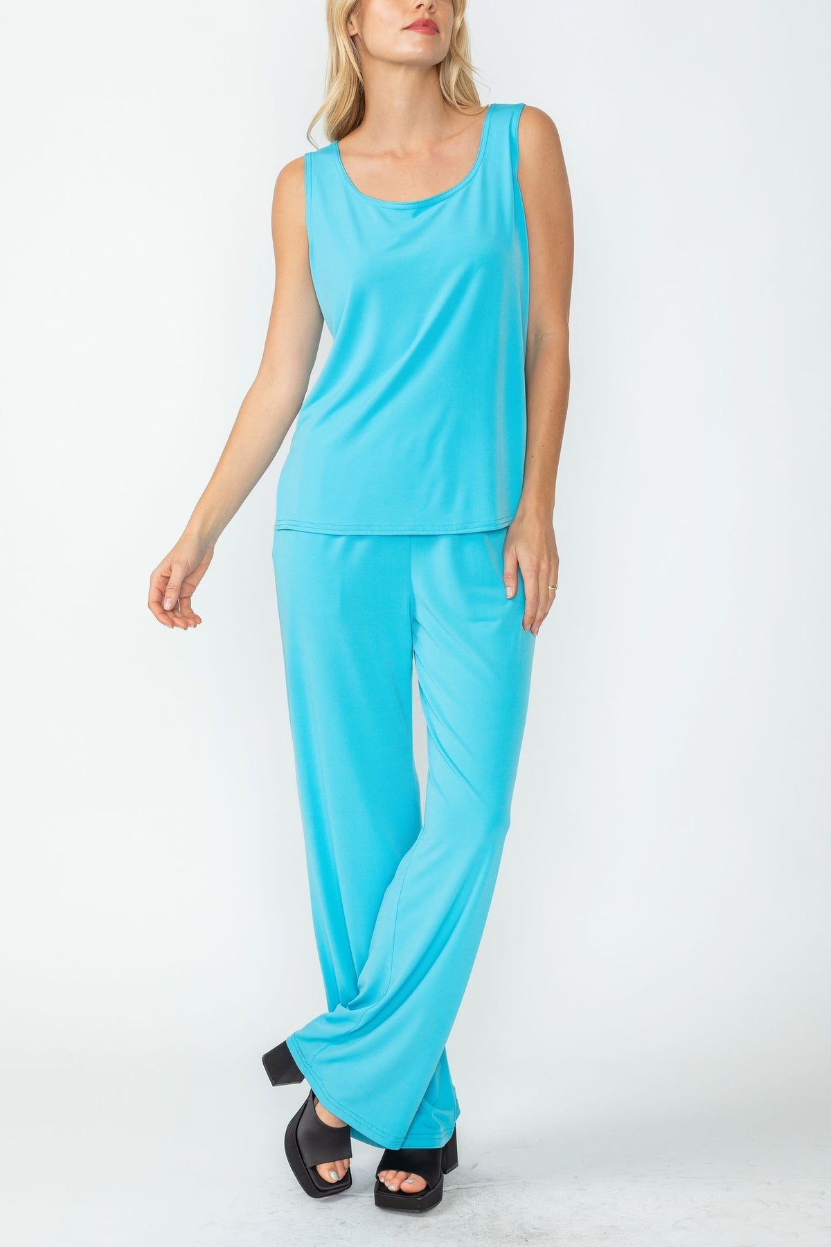IC COLLECTION Top and Pants - 7760TP - TURQUOISE