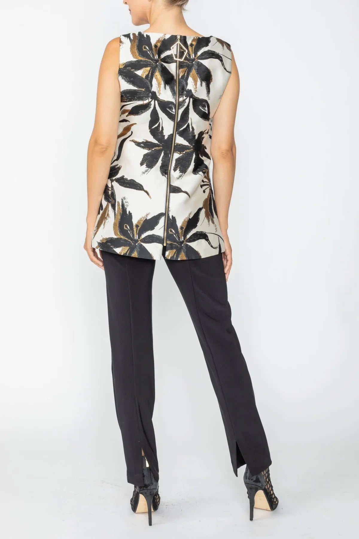 IC COLLECTION Jacket - 7769T - Black and White