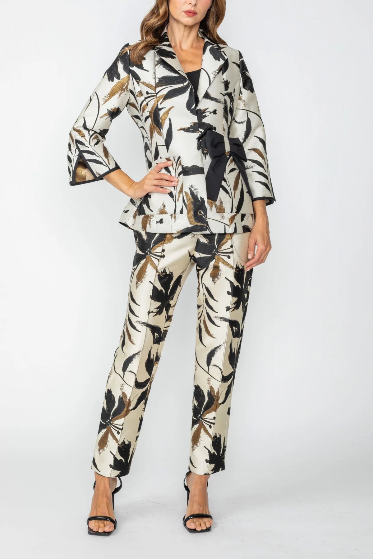 IC COLLECTION Jacket - 7770J - Black and White