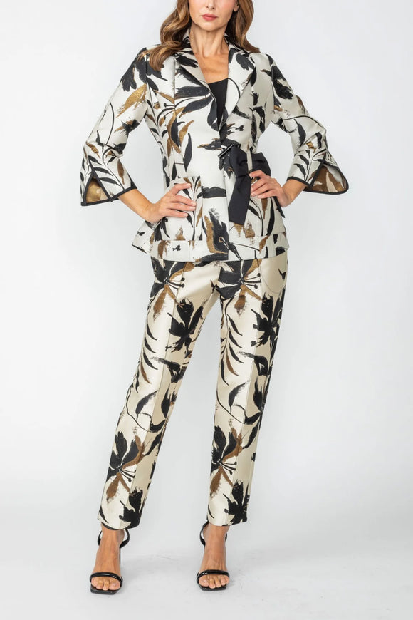 IC COLLECTION Pant - 7768P - Black and White