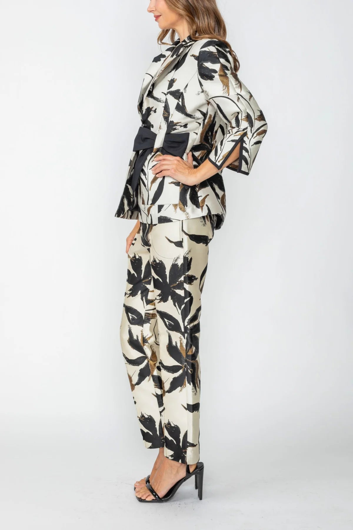 IC COLLECTION Jacket - 7770J - Black and White