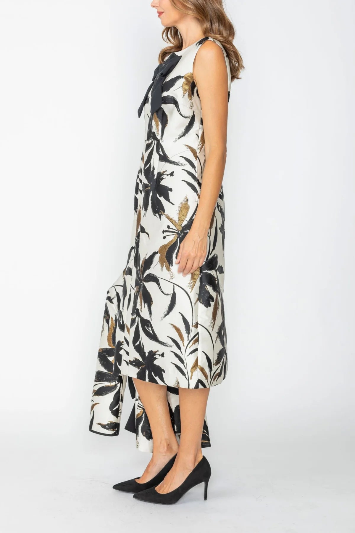 IC COLLECTION Dress - 7776D - Black and White