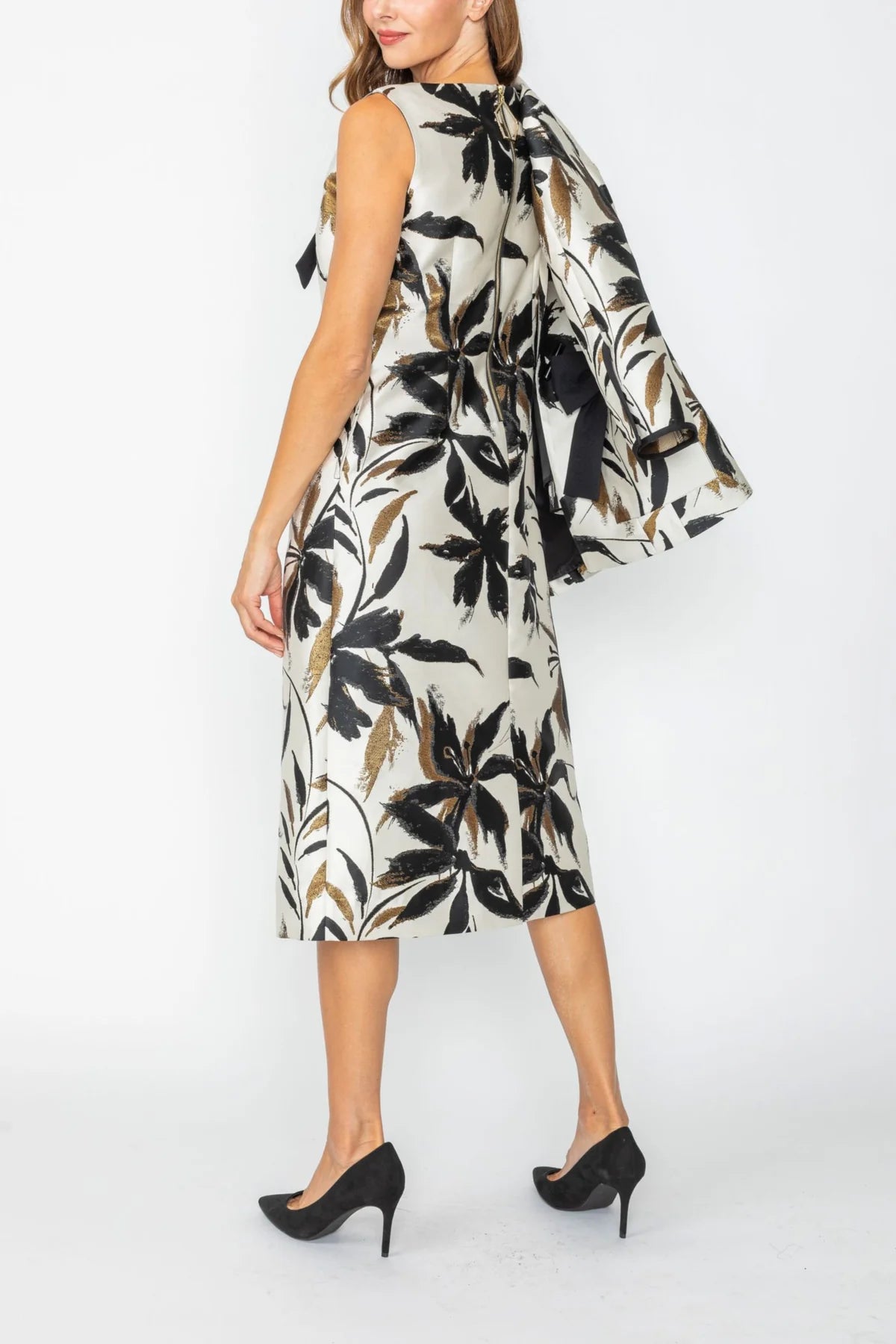 IC COLLECTION Dress - 7776D - Black and White