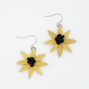 SYLCA Yellow Amaya Flower Earrings - P23E02 - YELLOW