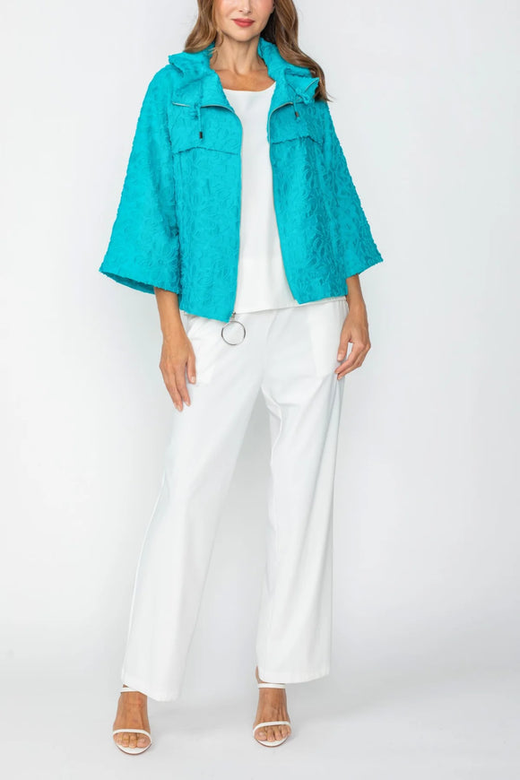 IC COLLECTION Jacket - 7786J - Turquoise