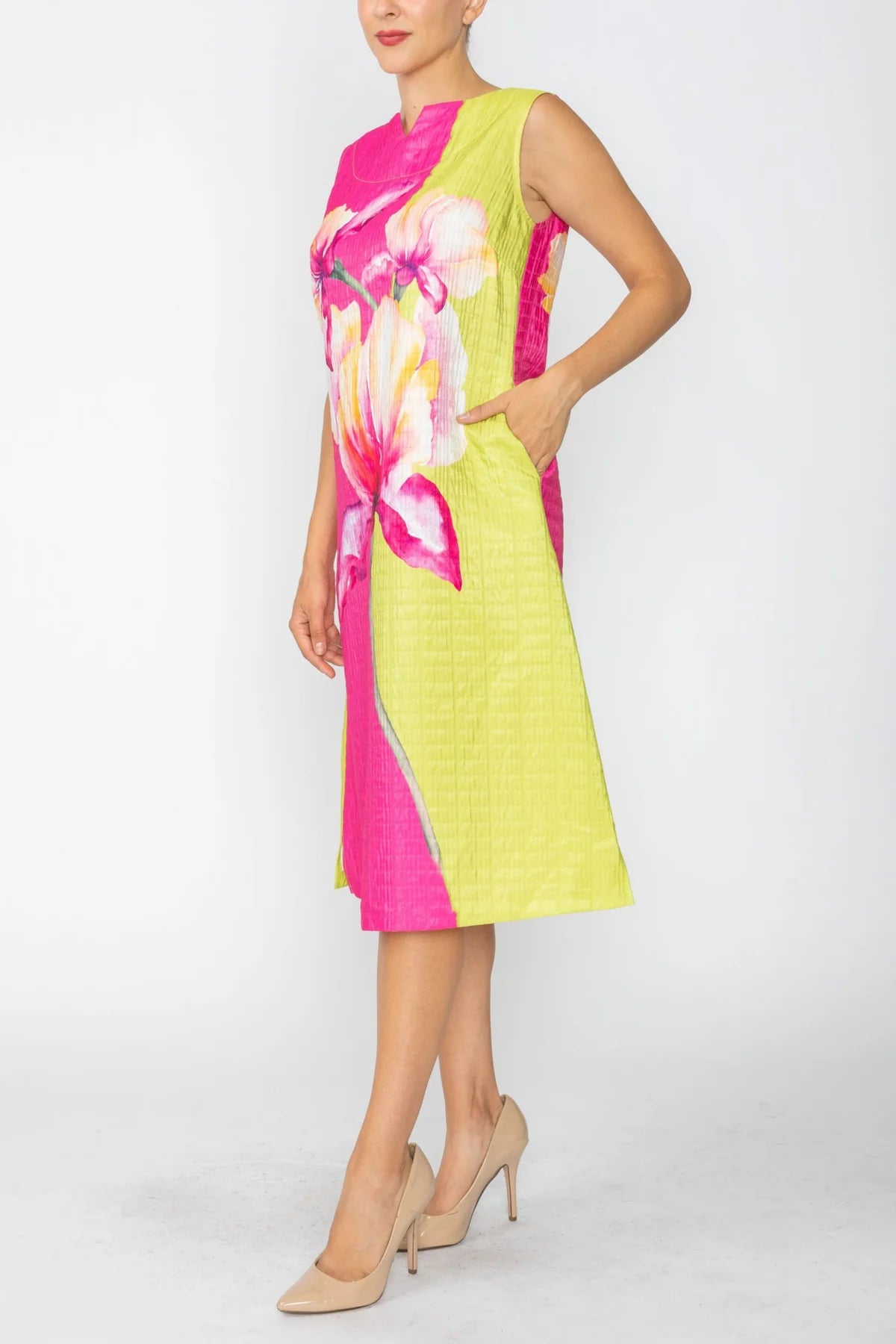 IC COLLECTION Dress - 7791D - Pink