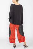 IC COLLECTION Pant - 7792P - Black and Red