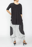 IC COLLECTION Pant - 7792P - Black and White