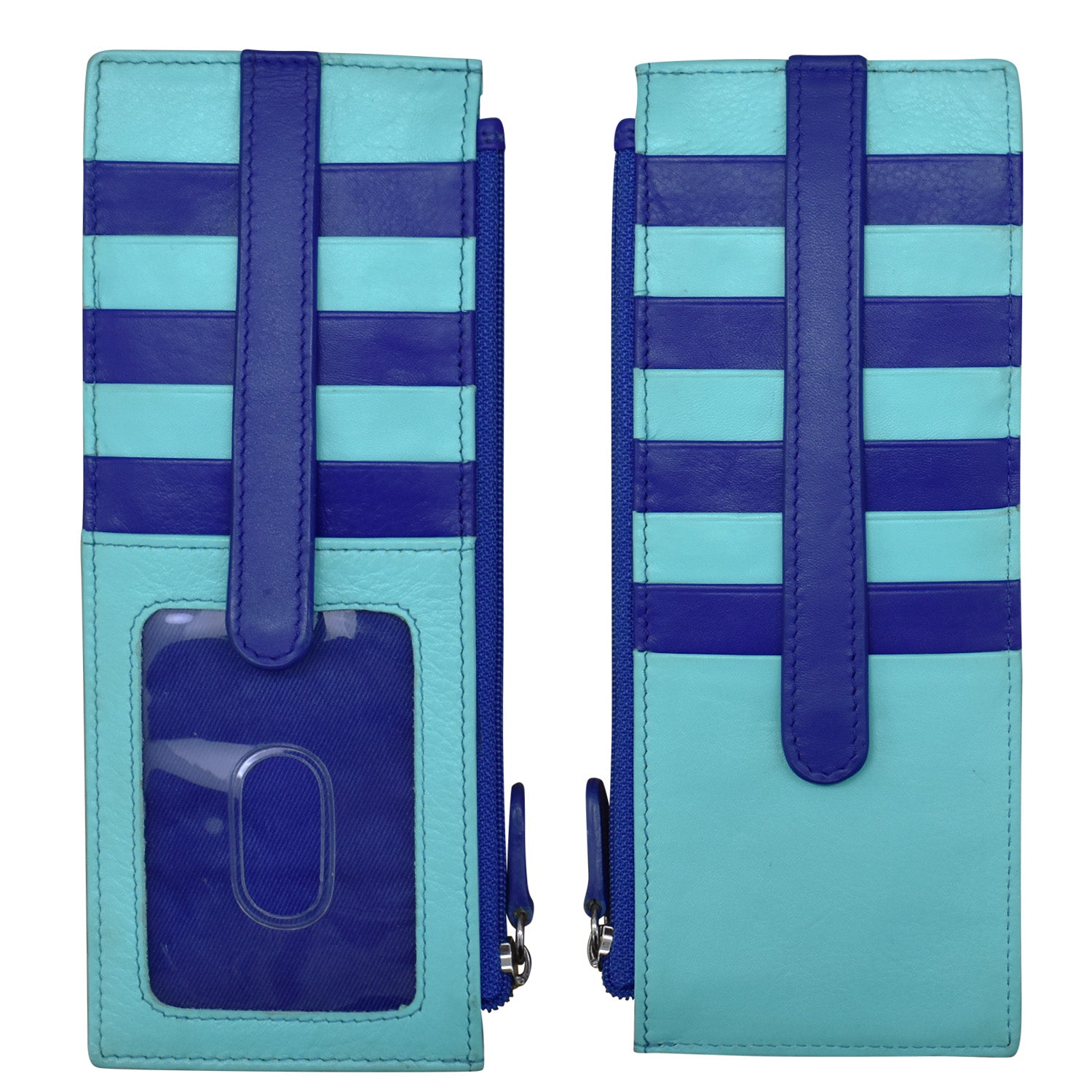 ili New York - DOUBLE SIDED LONG CREDIT CARD HOLDER - 7800 - Mykonos