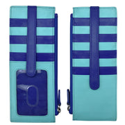 ili New York - DOUBLE SIDED LONG CREDIT CARD HOLDER - 7800 - Mykonos