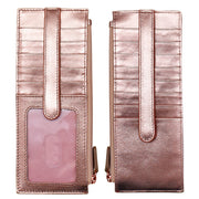 ili New York - DOUBLE SIDED LONG CREDIT CARD HOLDER - 7800 - Rosè
