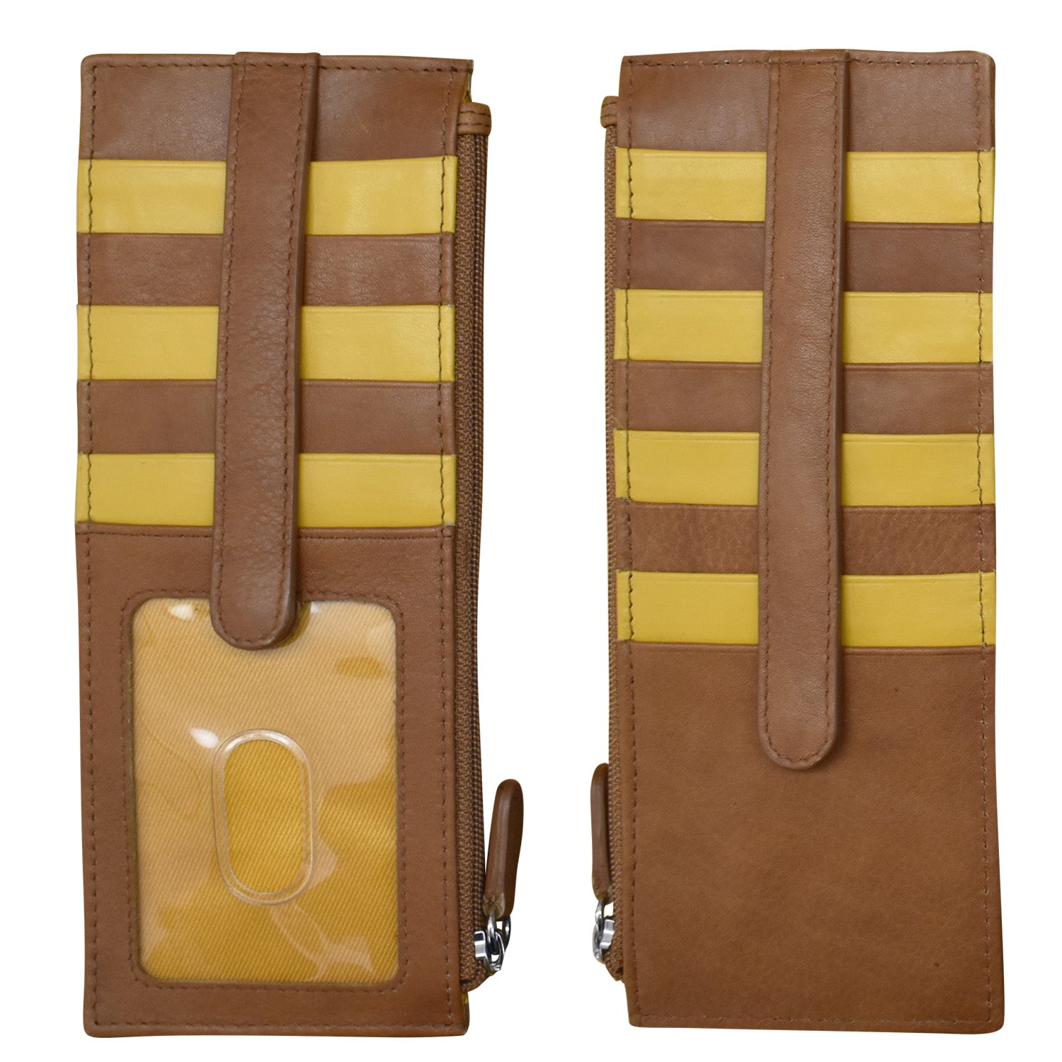 ili New York - DOUBLE SIDED LONG CREDIT CARD HOLDER - 7800 - Yellowstone