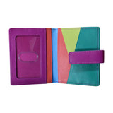 ili New York - MINI ASYMMETRIC CARD WALLET WITH TAB - 7803 - Paradise Multi