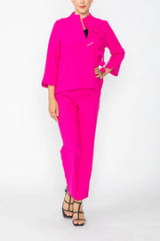 IC COLLECTION Jacket - 7844J - Hot Pink