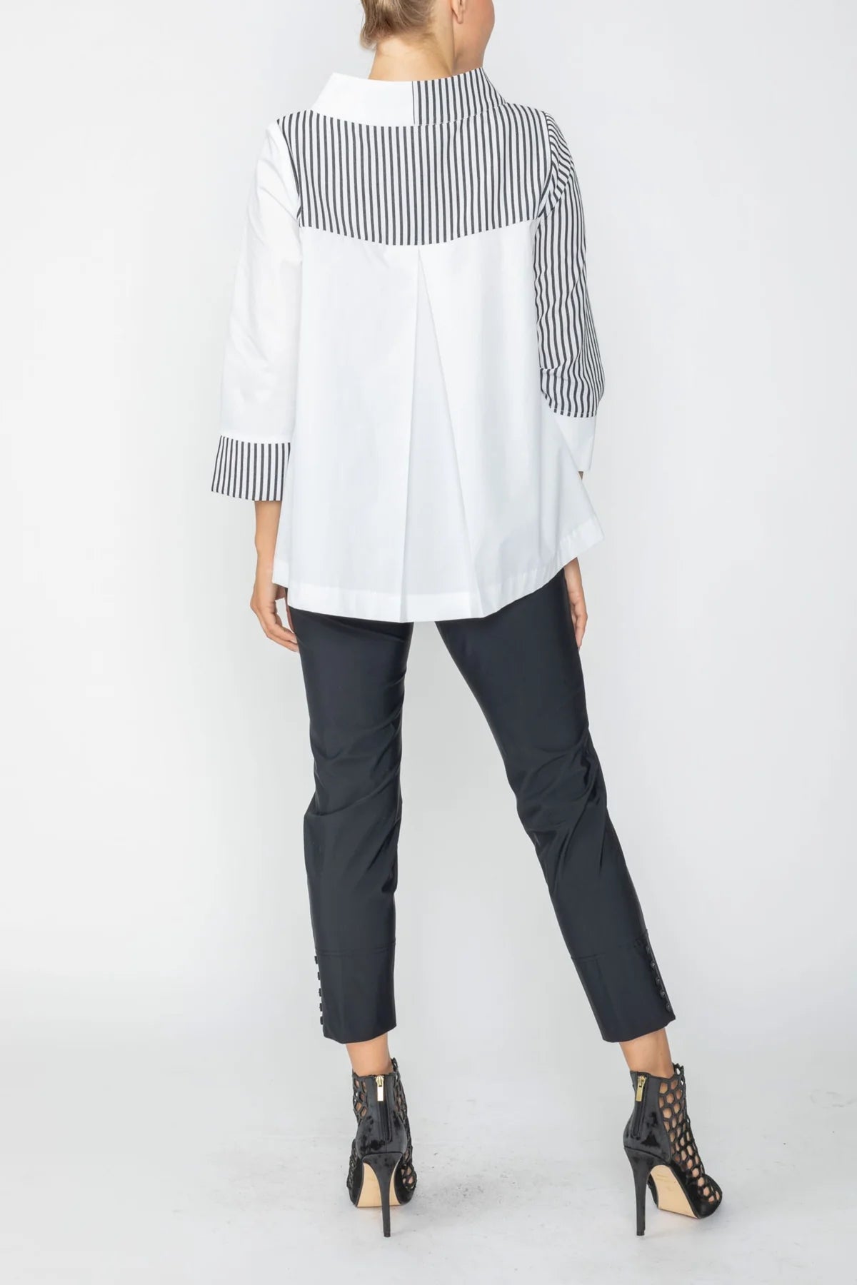 IC COLLECTION Jacket - 7854J - Black and White
