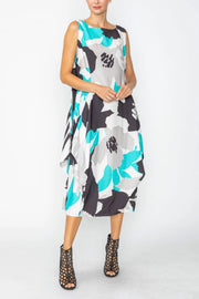 IC COLLECTION Dress - 7856D - Turquoise