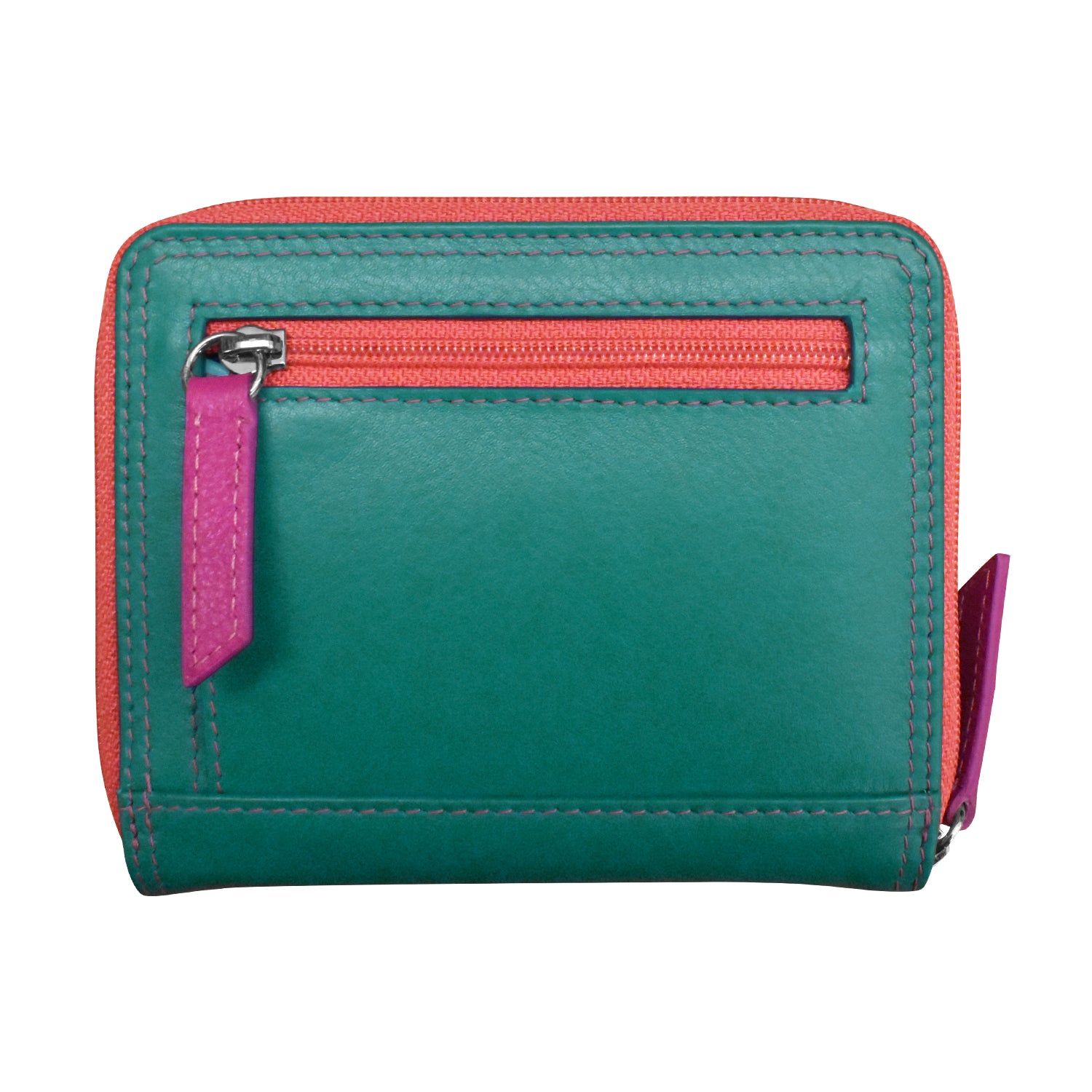 ili New York - SMALL MULTI COLOR ZIP WALLET - 7858 - Paradise Multi