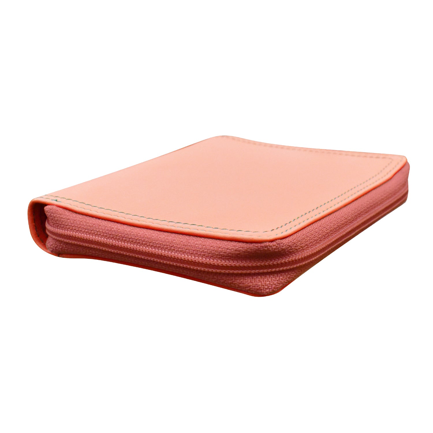 ili New York - SMALL MULTI COLOR ZIP WALLET - 7858 - Peach Multi