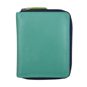 ili New York - SMALL MULTI COLOR ZIP WALLET - 7858 - Serenity Multi