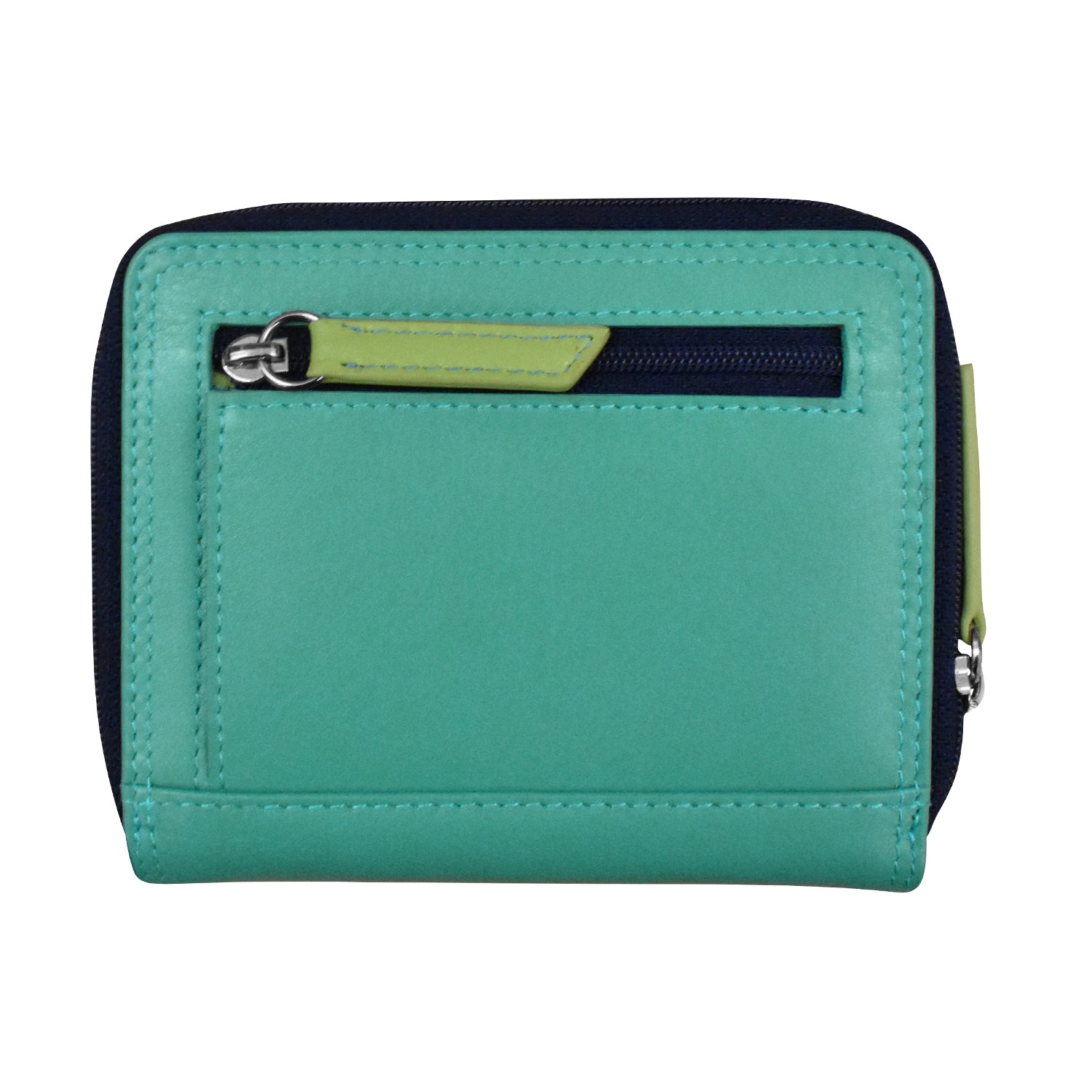 ili New York - SMALL MULTI COLOR ZIP WALLET - 7858 - Serenity Multi