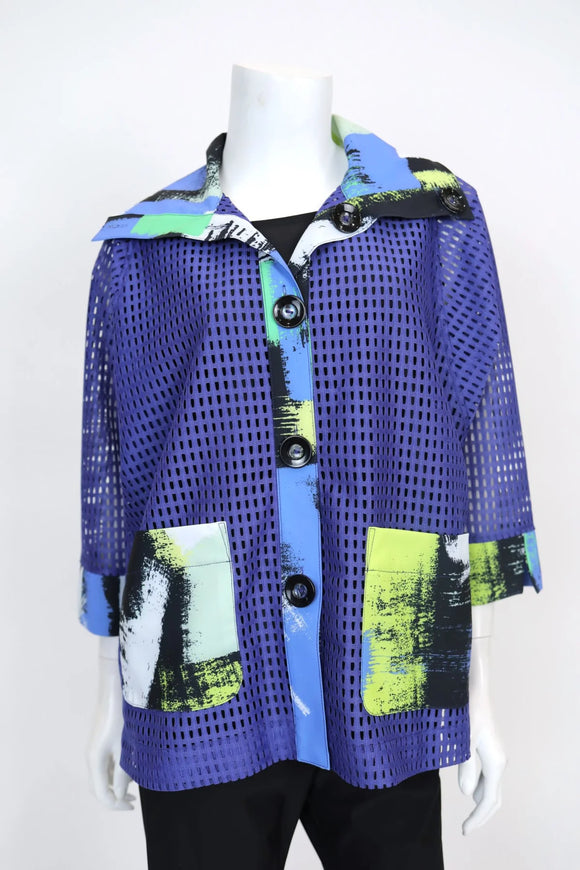 IC COLLECTION Jacket - 7897J - Grape