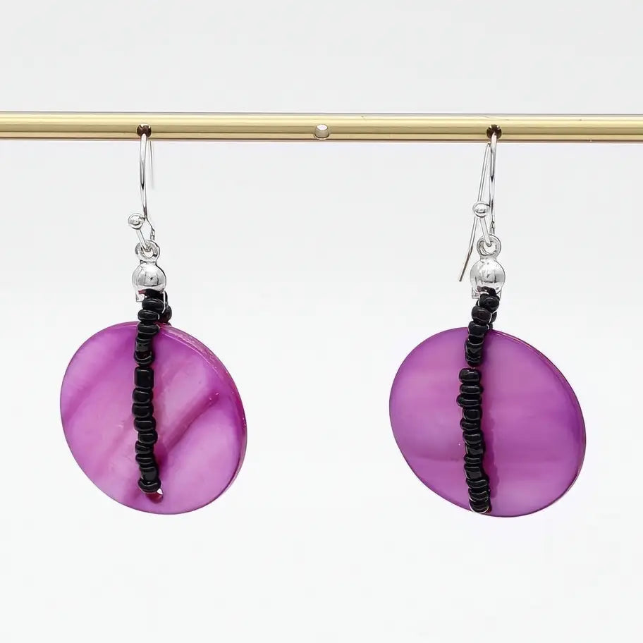 SYLCA Purple Sky Dream Earrings - LS26E08 - PURPLE