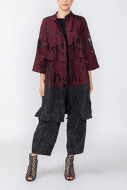 IC COLLECTION Jacket - 7904J - WINE