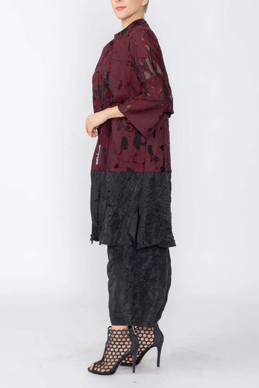 IC COLLECTION Jacket - 7904J - WINE