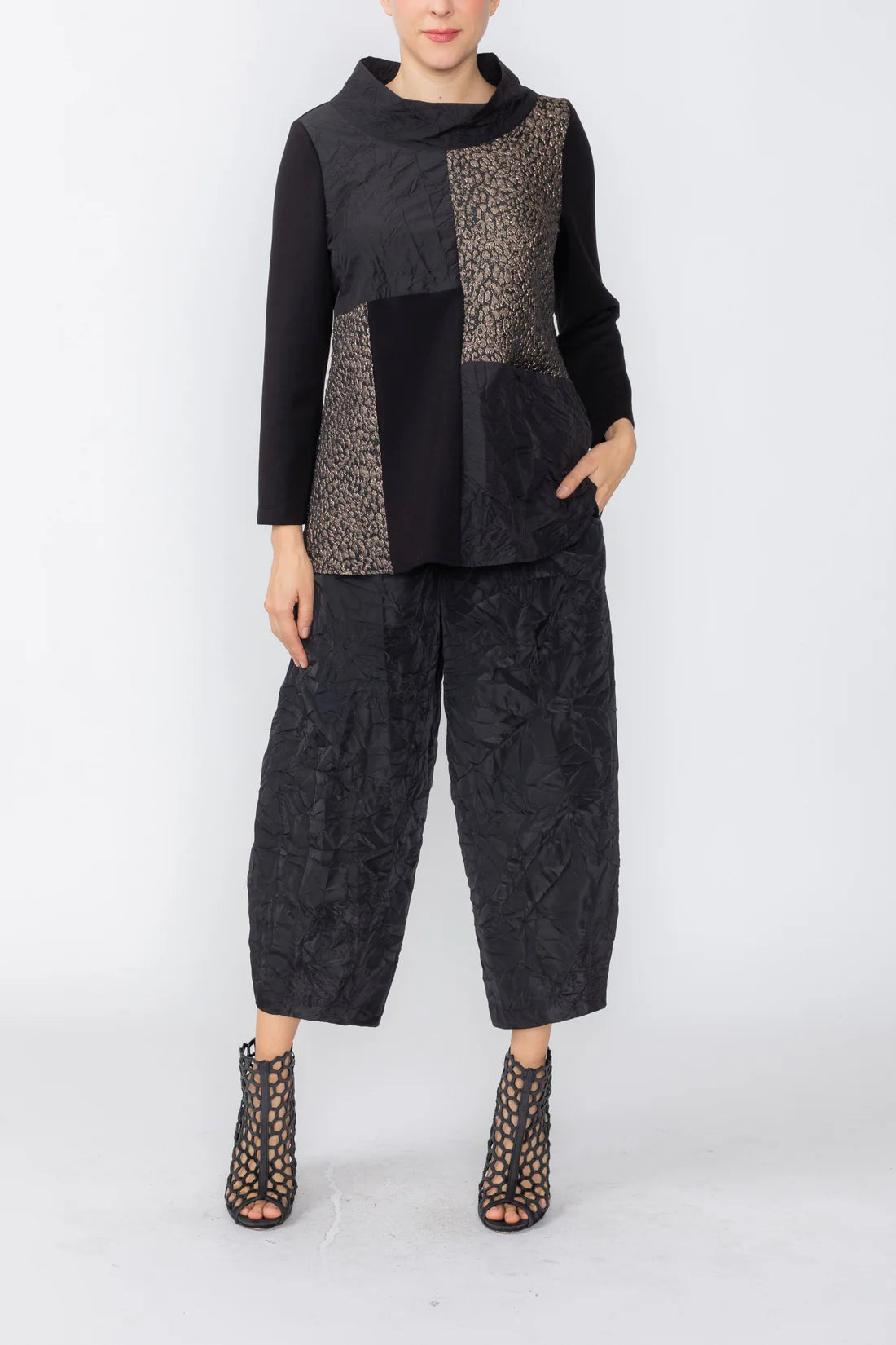 IC COLLECTION Top - 7916T - TAUPE