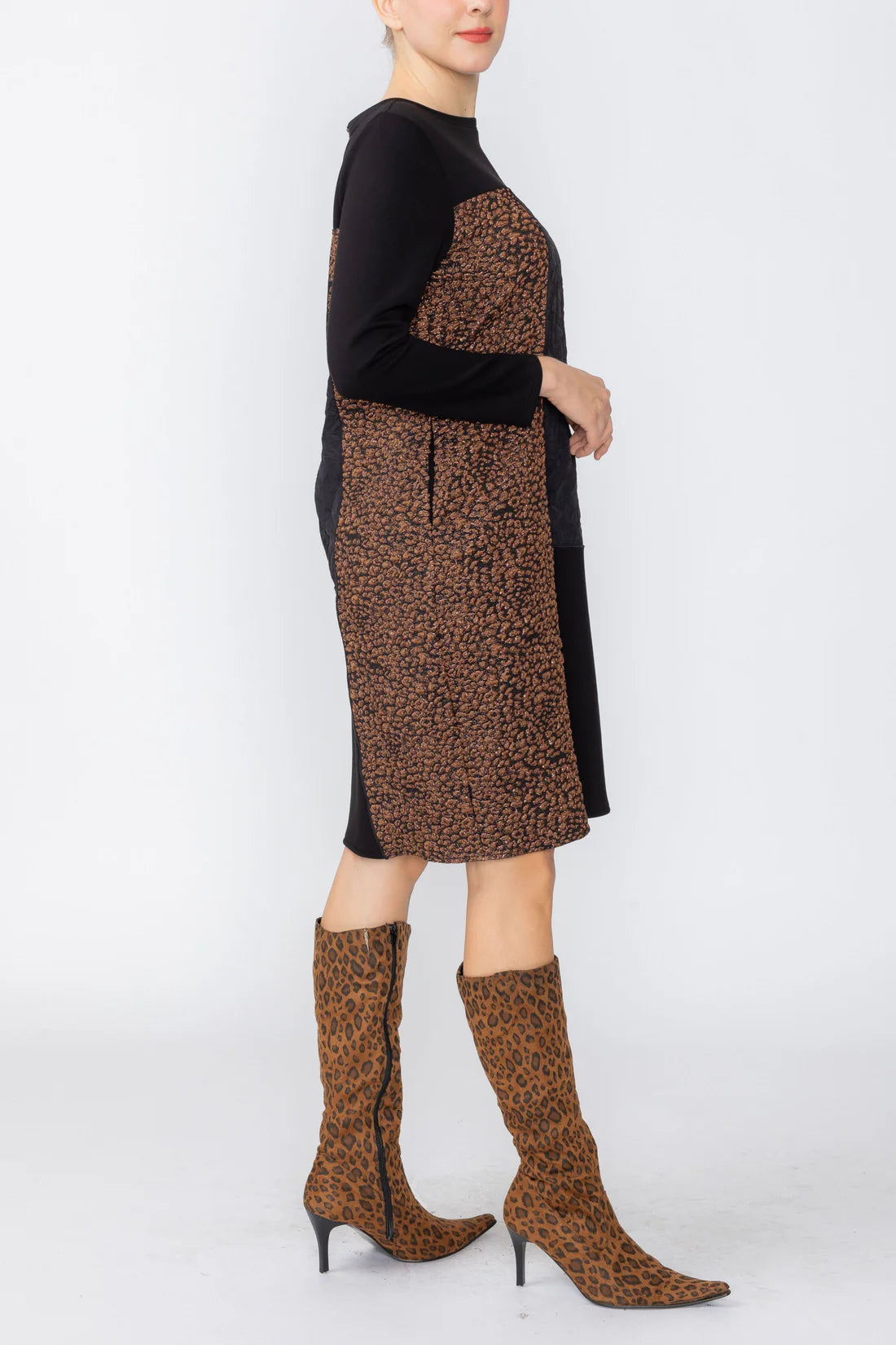 IC COLLECTION Dress - 7919D - COPPER