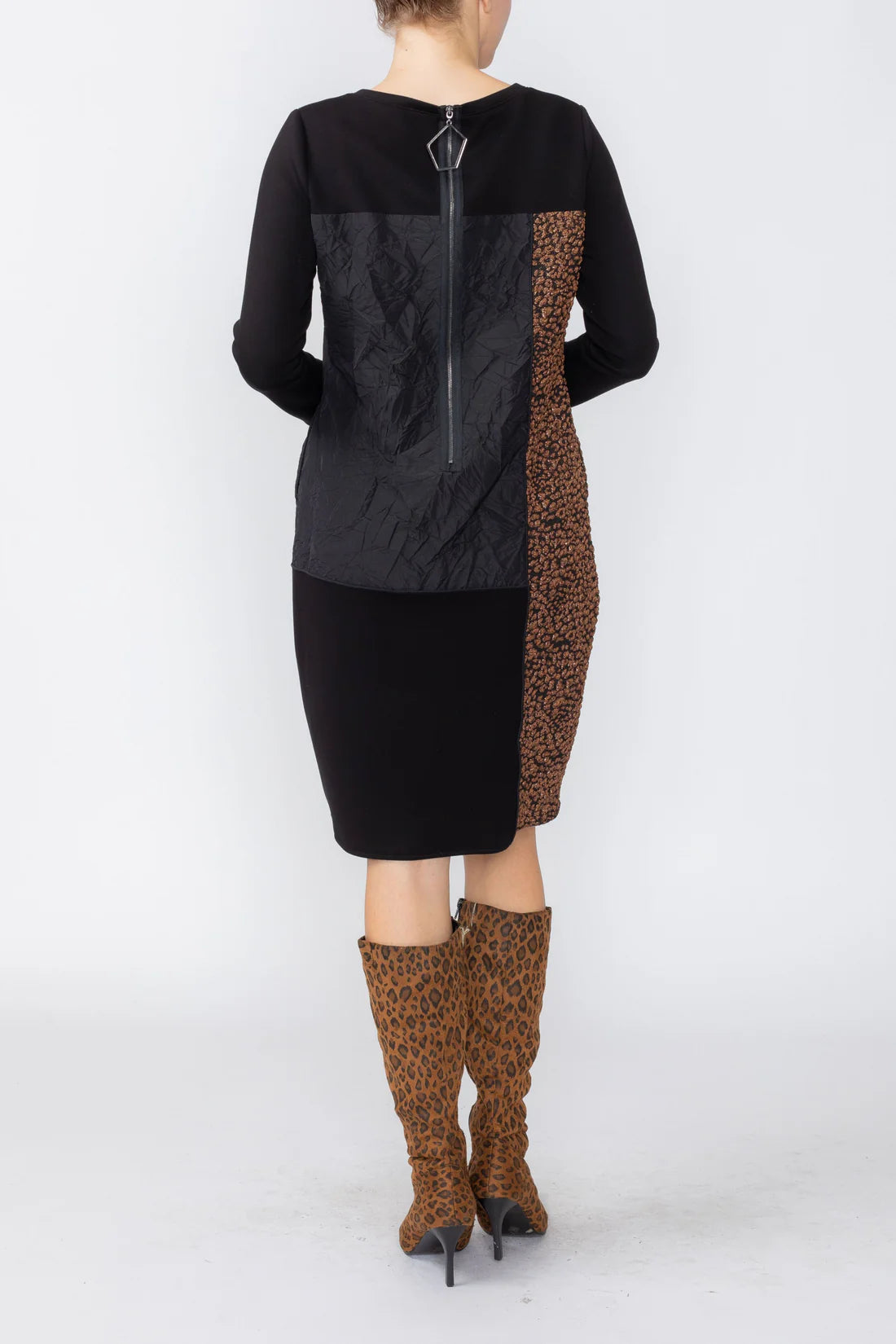 IC COLLECTION Dress - 7919D - COPPER