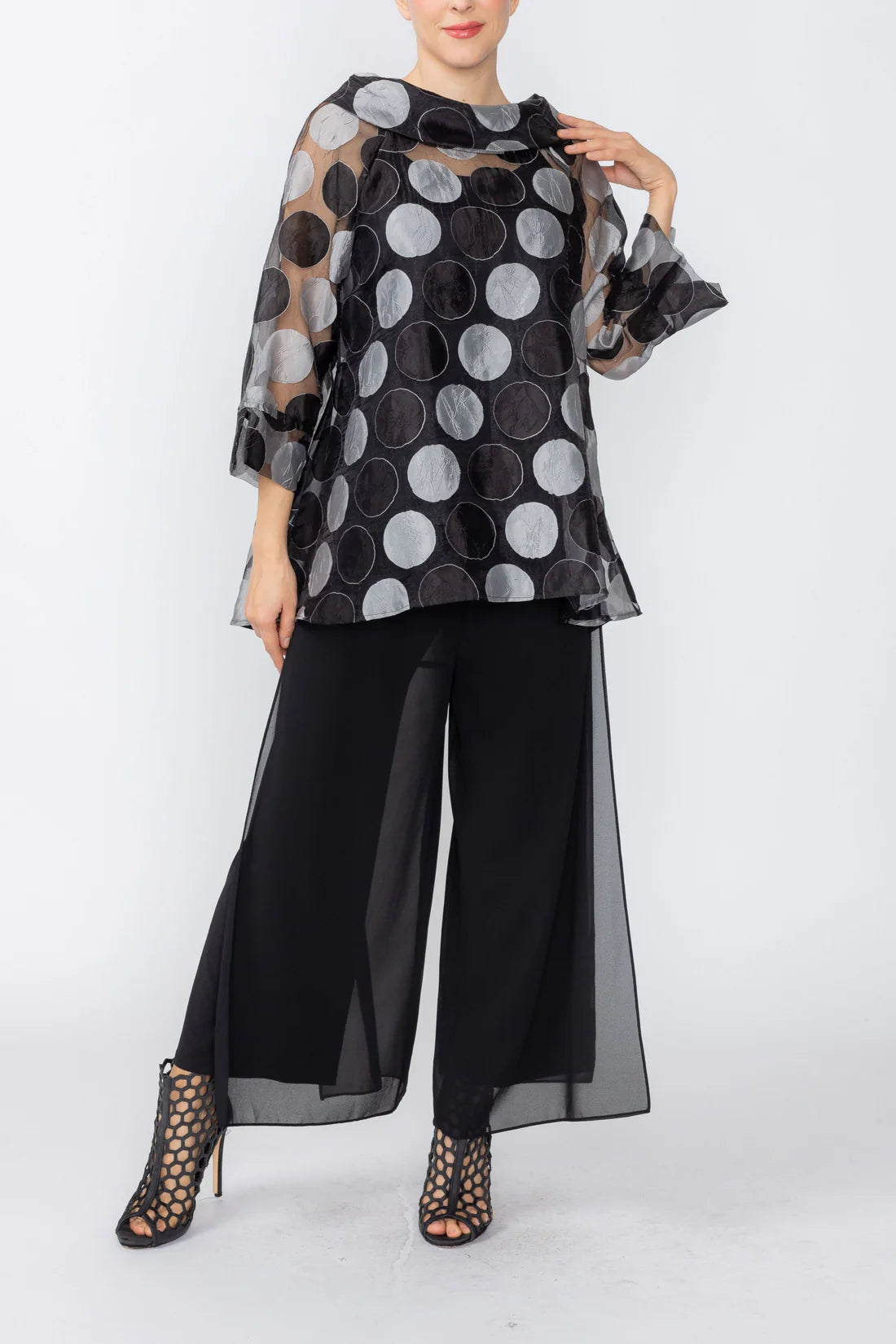 IC COLLECTION Top - 7925T - BLACK