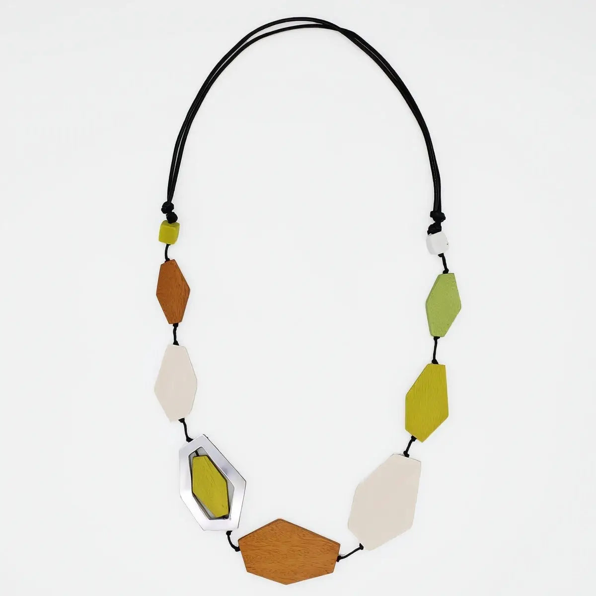 SYLCA Silver Accent Iva Statement Necklace