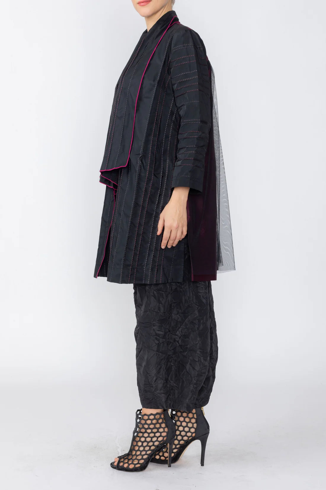 IC COLLECTION Jacket - 7938J - BLACK